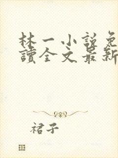 林一小说免费阅读全文最新章节