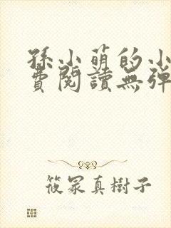 孙小萌的小说免费阅读无弹窗