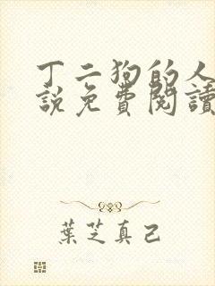 丁二狗的人生小说免费阅读全文