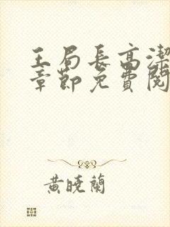 王局长高洁最新章节免费阅读封面