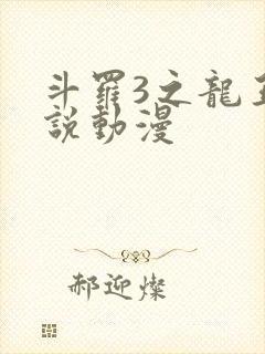 斗罗3之龙王传说动漫
