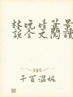 林晚晴萧景辰小说全文阅读笔趣阁