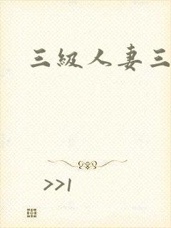 三级人妻三级