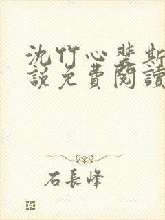 沈竹心裴斯越小说免费阅读最新章节