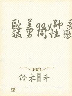 欧美gay帅哥猛男同性恋互撸互打飞机视频