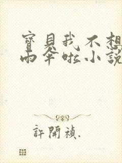 宝贝我不想带小雨伞啦小说