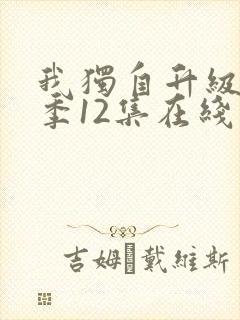 我独自升级第二季12集在线观看