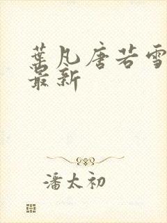 叶凡唐若雪章节最新封面