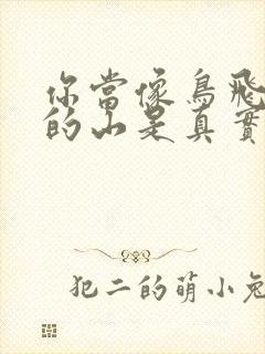 你当像鸟飞往你的山是真实的吗