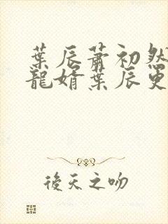 叶辰萧初然上门龙婿叶辰更新