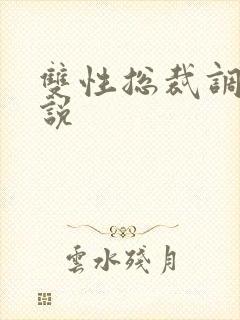 双性总裁调教小说