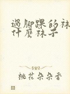 过脚踝的袜子是什么袜子封面