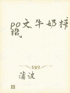 po文牛奶榨汁机