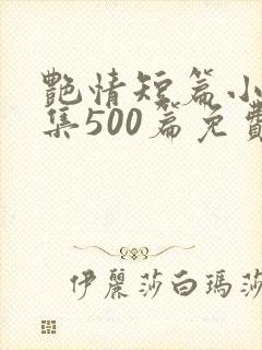 艳情短篇小说合集500篇免费封面