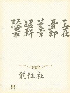 陆昭菱晋王小说最新章节在线阅读