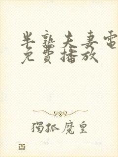 半熟夫妻电视剧免费播放