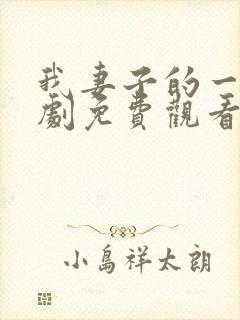 我妻子的一切韩剧免费观看