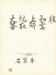 大炕上和亲亲公各取所需封面