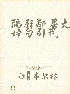 隔壁邻居大胸少妇勾引我