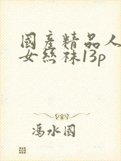 国产精品人妻熟女丝袜13p封面