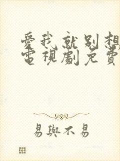 爱我就别想太多电视剧免费观看全集