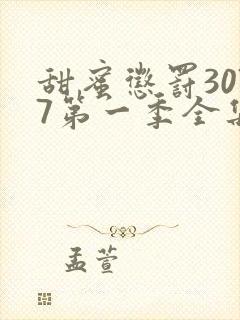 甜蜜惩罚3077第一季全集免费观看完整版封面