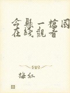 命悬一枪国语版在线观看封面