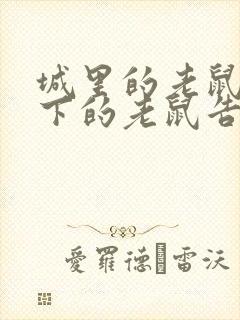 城里的老鼠和乡下的老鼠告诉我们什么道理封面