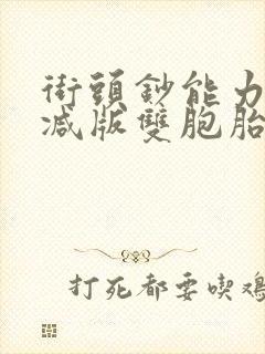 街头钞能力无删减版双胞胎