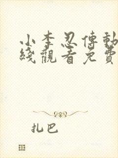 小李忍传动漫在线观看免费