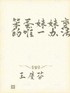 笨蛋妹妹变聪明的唯一办法封面