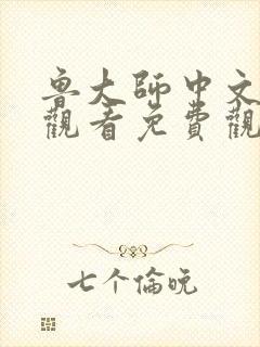 鲁大师中文在线观看免费观看电视剧封面