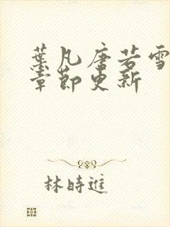 叶凡唐若雪最新章节更新封面