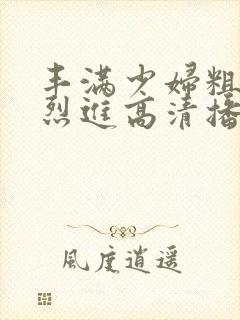 丰满少妇粗大猛烈进高清播放