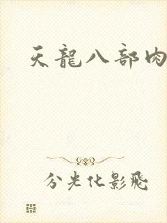 天龙八部肉集封面