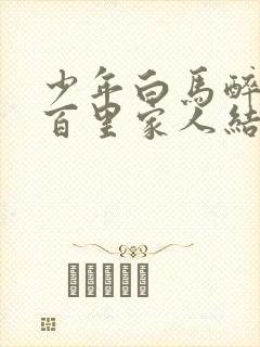 少年白马醉春风百里家人结局