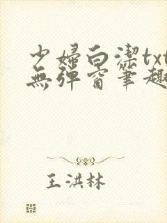 少妇白洁txt无弹窗笔趣阁