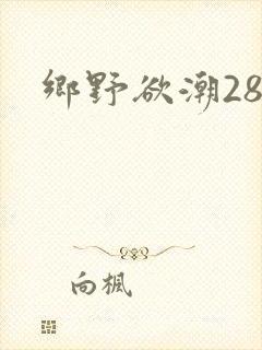 乡野欲潮28章