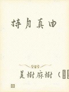 持月真由封面