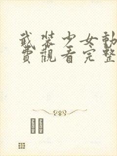 武装少女动漫免费观看完整版封面