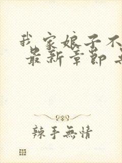 我家娘子不对劲 最新章节 无弹窗封面