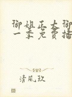 御姐正太御姐第一季免费播动漫