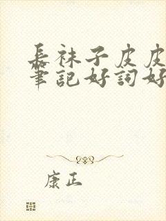 长袜子皮皮读书笔记好词好句摘抄