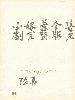 小娘惹全集电视剧完整版免费观看封面