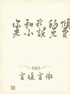 你和我的倾城时光小说免费全集