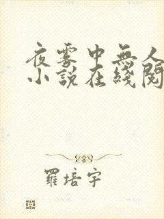 夜雾中无人爱我小说在线阅读