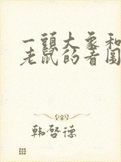 一头大象和一只老鼠的看图写话封面