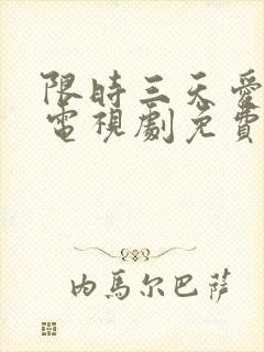 限时三天爱上我电视剧免费观看封面