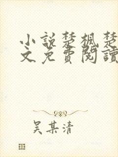 小说楚枫楚月全文免费阅读完整版