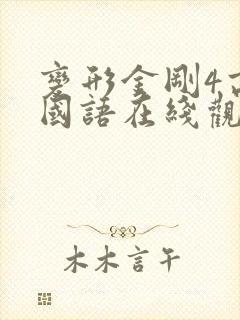 变形金刚4高清国语在线观看